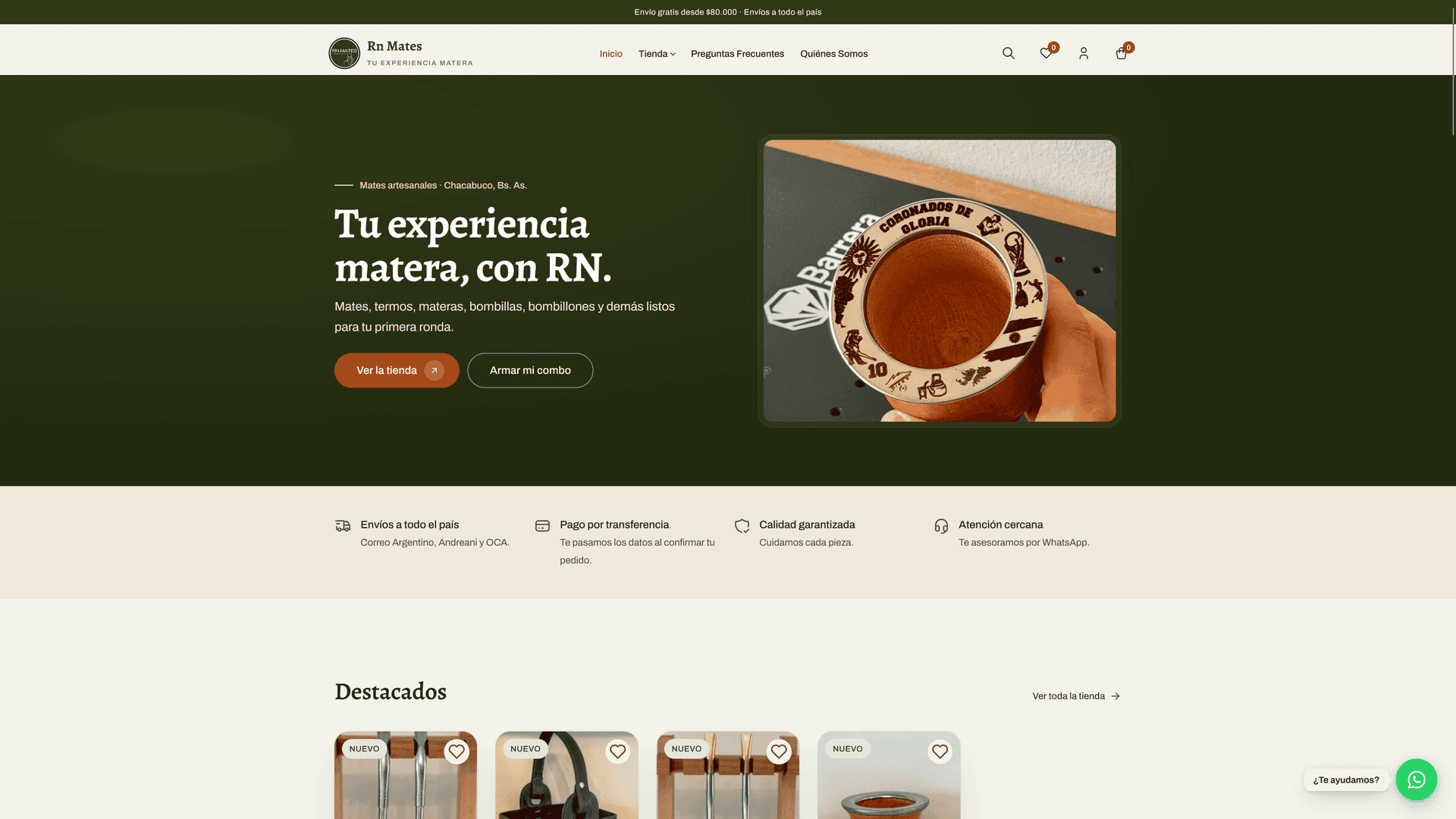 Web de Rn Mates por Vértice